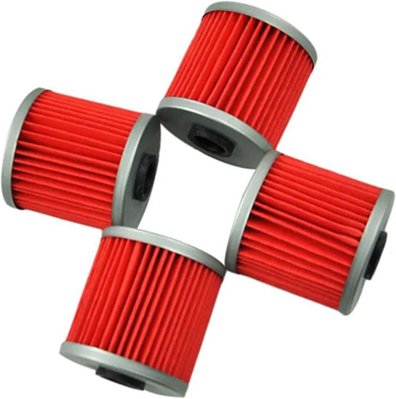 フィルターアクセサリ 4 個オートバイオイルフィルター に適合する