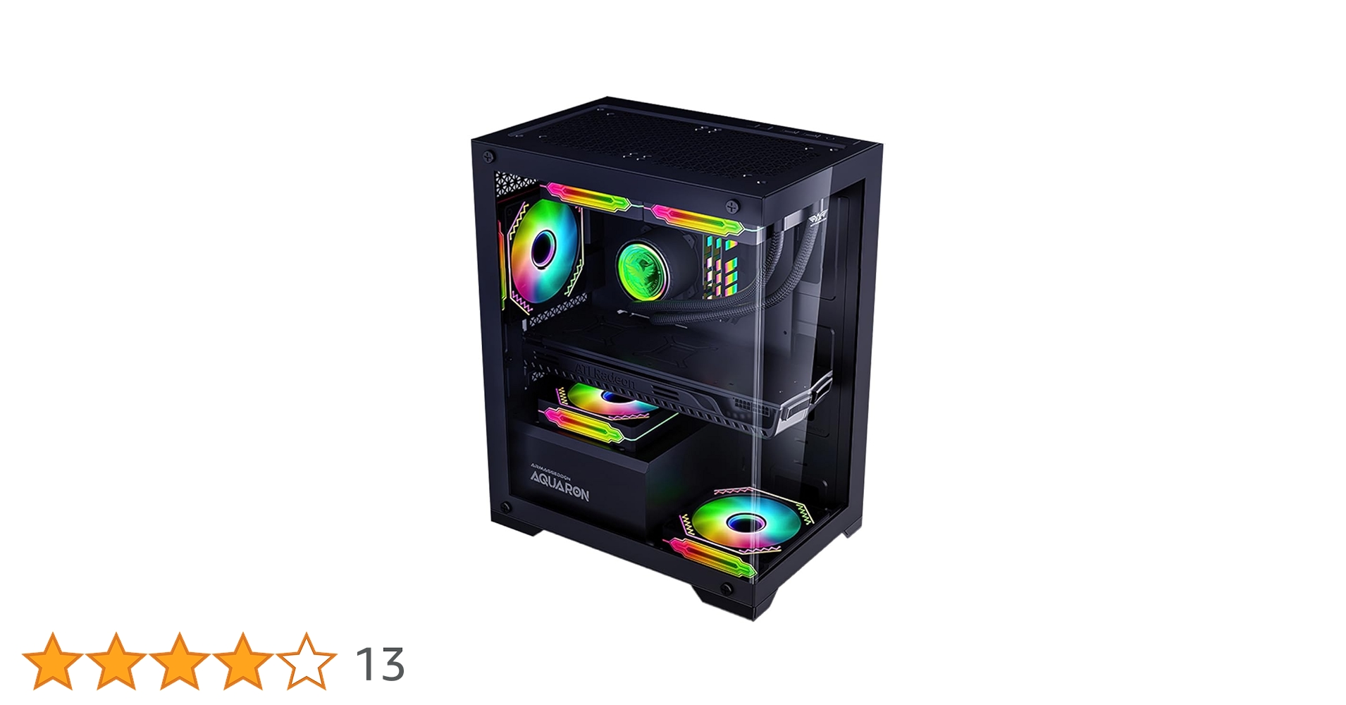 Amazon.co.jp: ARVAS PCケース Micro-ATX ITX 対応 ミドルタワー