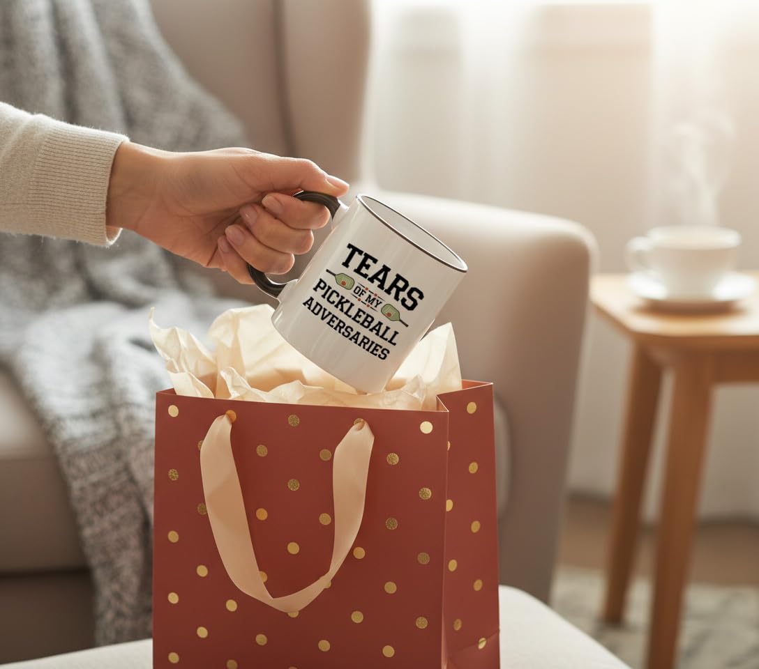 Casitika Pickleball Gifts. 11 Oz Pickleball Mug. Funny Gifts For Pickleball Lovers. Tears Of My Pickleball Adversaries Cup. - Image 5