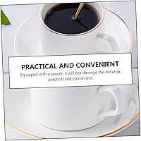 Vista 7 de Homoyoyo 1 Set Coffee Cup Set Chinese Tea Cup Gold Drinking Glasses Dishware Sets Ceramic Coffee British Tea Cup Porcelain Coffee Cups Ceramics