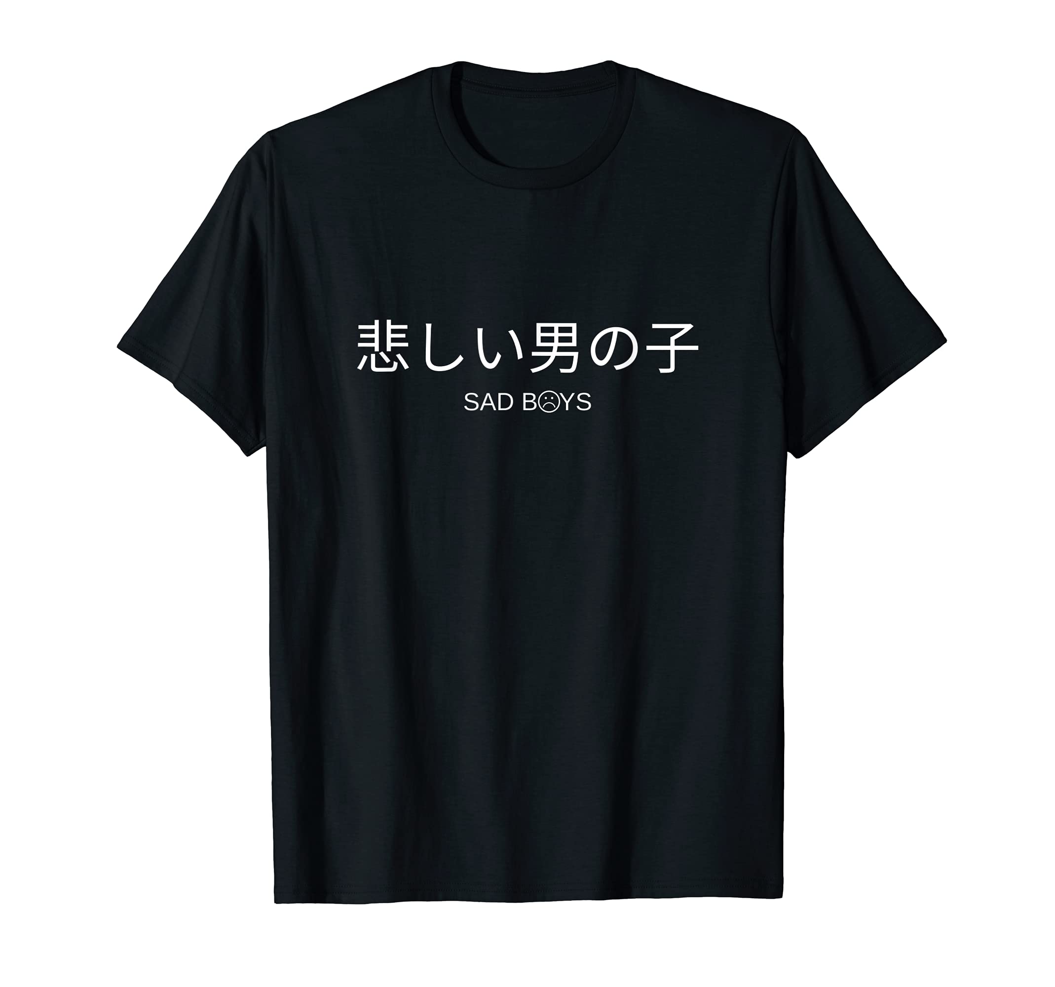 Vaporwave Shirt Sad Boys Japanese Text Aesthetic T-Shirt
