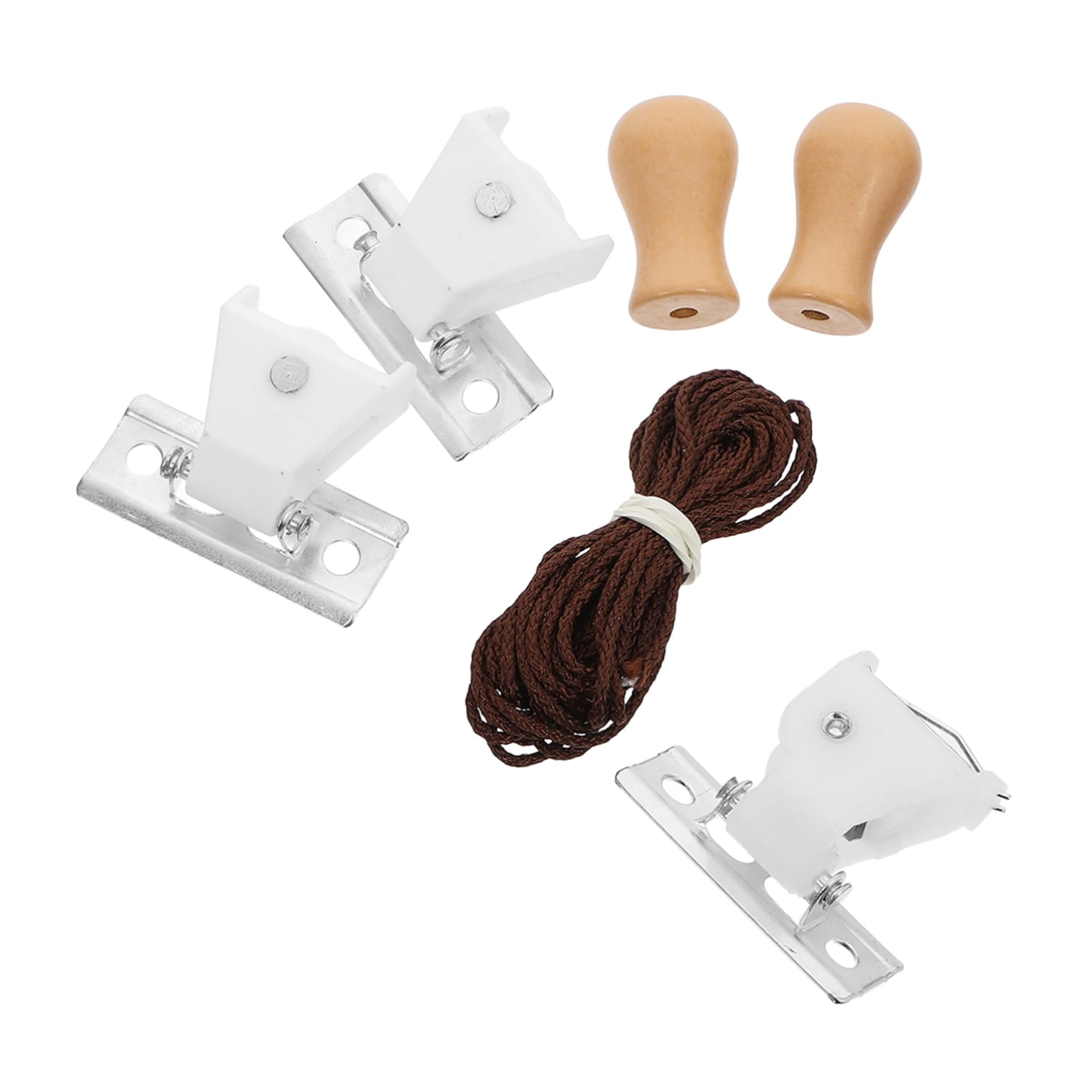 HEALEEP 1 Set Roller Blind Accessories Includes Rope Weights Easy to Install Use Heavy Duty Curtain Installation Tools for Home Office Windows