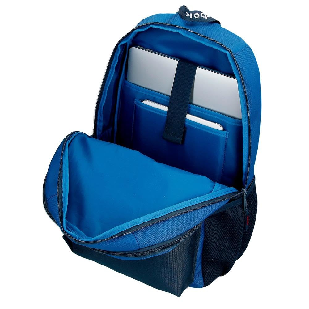 Reebok Atlantic Mochila Escolar, Azul, 31x44x15 cms