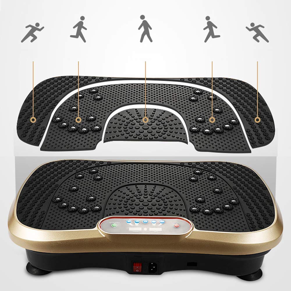 Wibracyjny przyrząd do ćwiczeń Fitness Trenażer wibracyjny Ultra cienka płyta wibracyjna Shiatsu Wyciszenie Masaż Regulowana wibracja Łatwe przechowywanie w celu utraty wagi i ujędrniania ciała