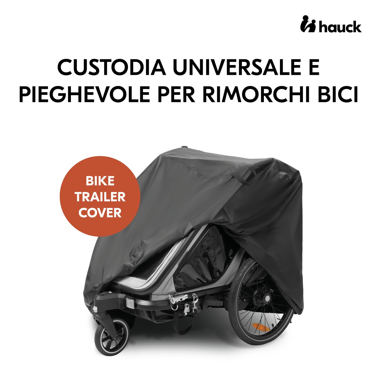 hauk Copertura Rimorchio Bici Bambini Universale 95x105x109 cm