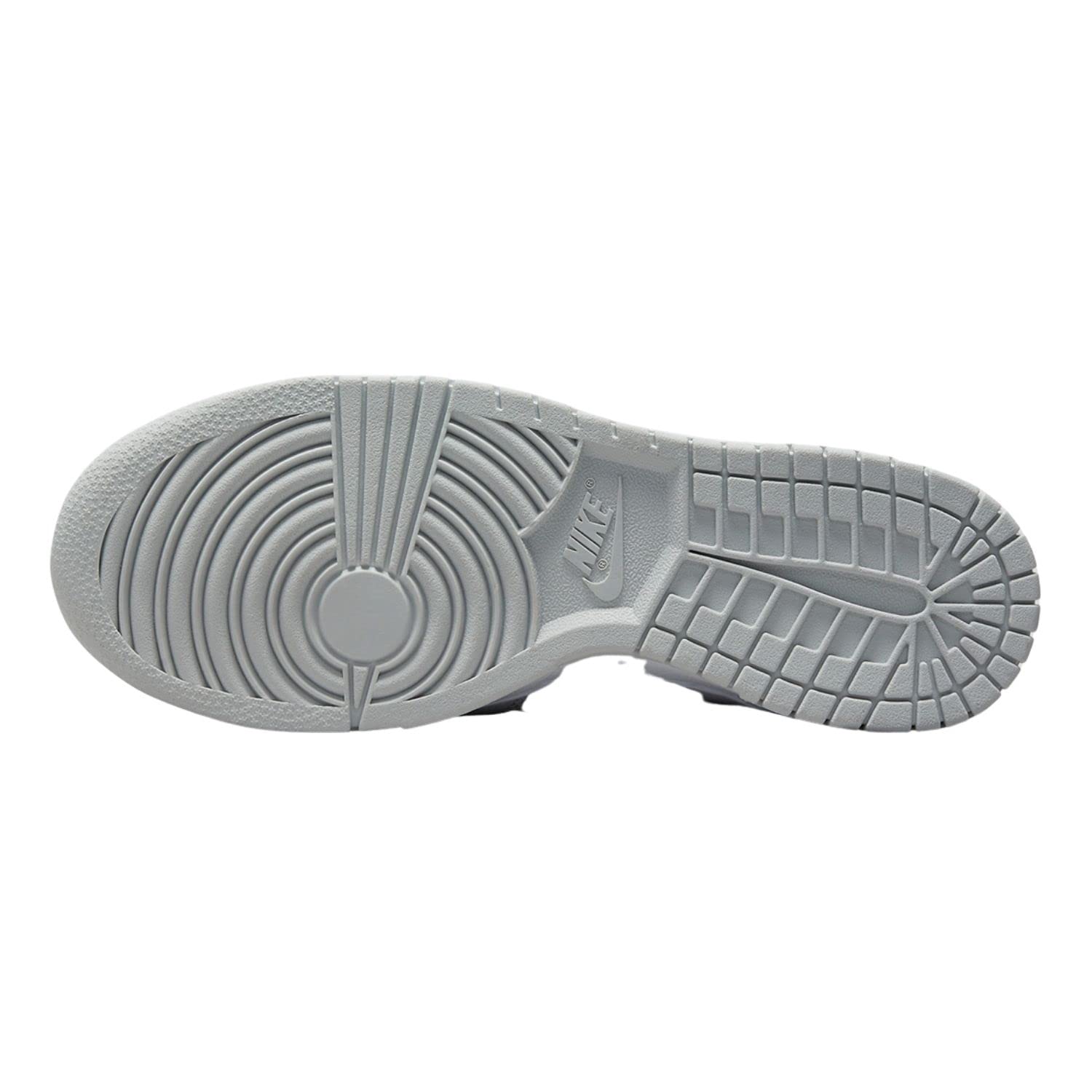 Nike Zapatillas altas para mujer, color blanco y plateado, 36.5 EU