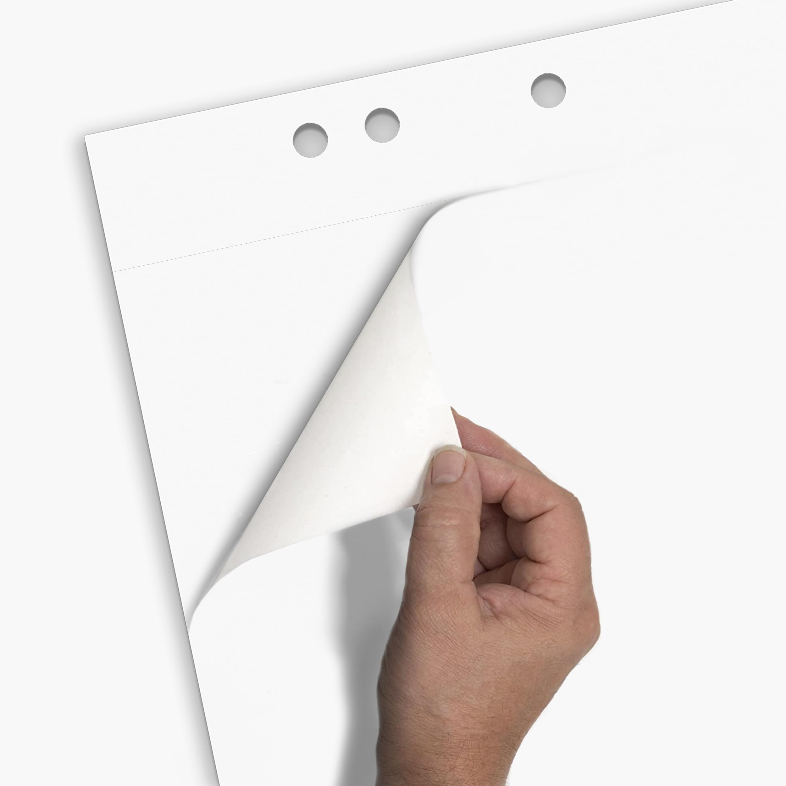 Limit Bloc de rotafolios en blanco, con 20 hojas, papel de 80 g/m², 6 orificios