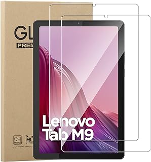 GEJEFA Screen Protector for Lenovo Tab M9 9.0 inch, 2 Pack 9H Hardness Anti-Scratch [High Definition][Bubble Free] Tempered Glass Screen Protector Lenovo Tab M9