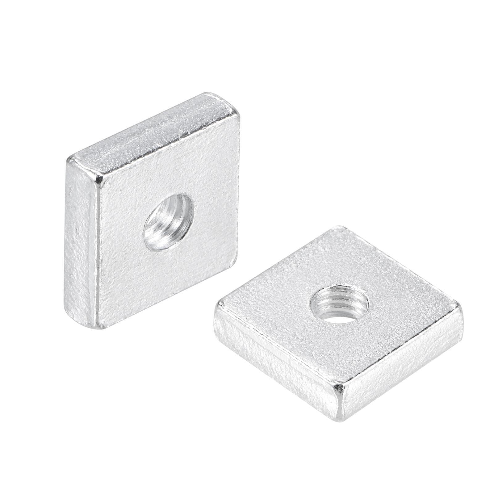 Tool Parts and Accessories Square Nuts M5x14mmx4mm Zinc-Plated Metric Coarse Thread Assortment Kit 10pcs (#CN-140824-14121)