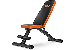 Lusper Folding Weight Bench - Durable Gym Essential for Every Home