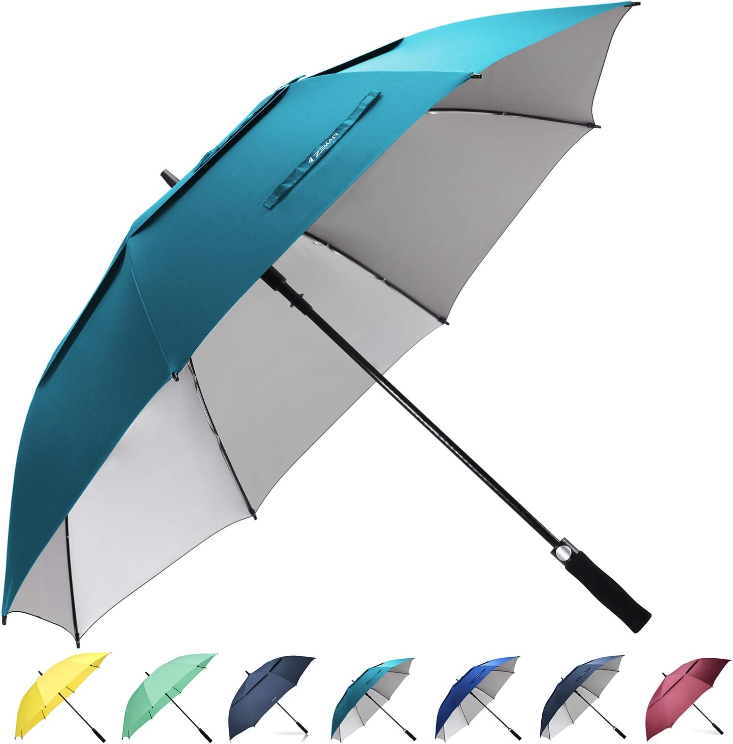 54/62/68 inch Rain/Sun Windproof Large UV Protection Golf Umbrella