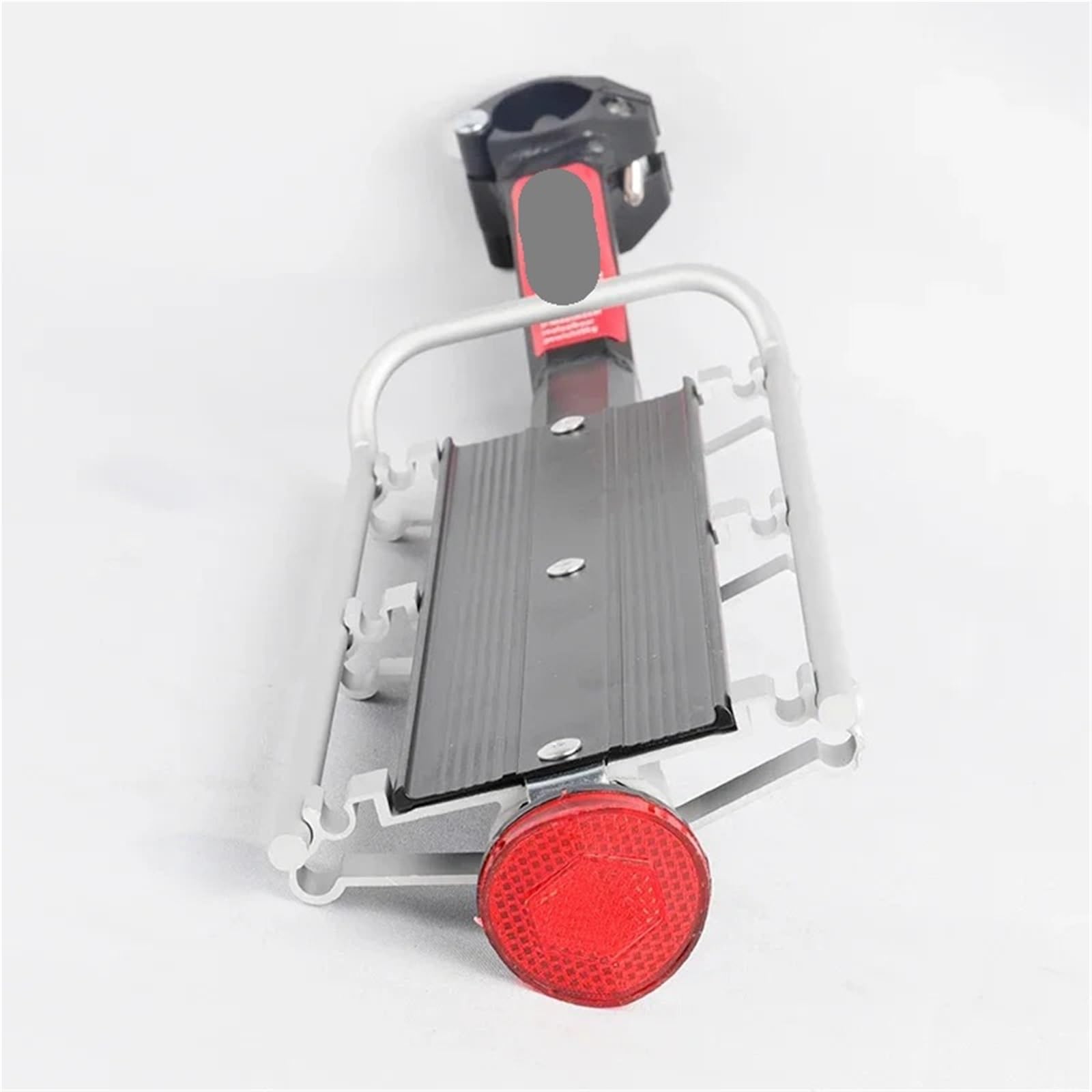 Tylny bagażnik rowerowy, Przedni uchwyt rowerowy Stop aluminium 9kg 12x37cm Czarny