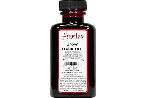 Angelus Leather Dye: Revitalize and Beautify with Deep, Dark Brown Elegance