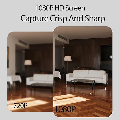 Miniatura 3 de Mini cámara cuadrada 1080P HD Cam con visión nocturna, conectividad WiFi, control remoto de aplicación móvil, detección de movimiento, alimentado