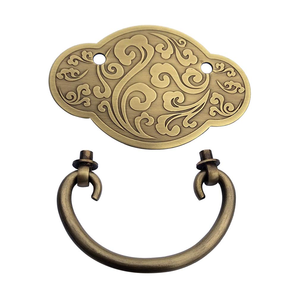 Cikonielf Poignée De Tiroir Vintage 4 Ensembles Antique Armoire Tirer