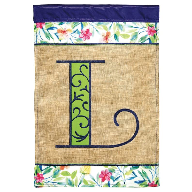 Flg Dapp Monogram L Spring Blap/Prt Garden