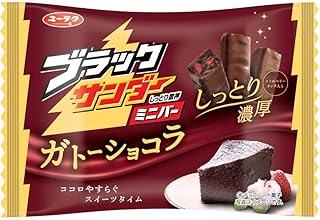 有楽製菓 ブラックサンダーミニバーガトーショコラ 160g ×6袋