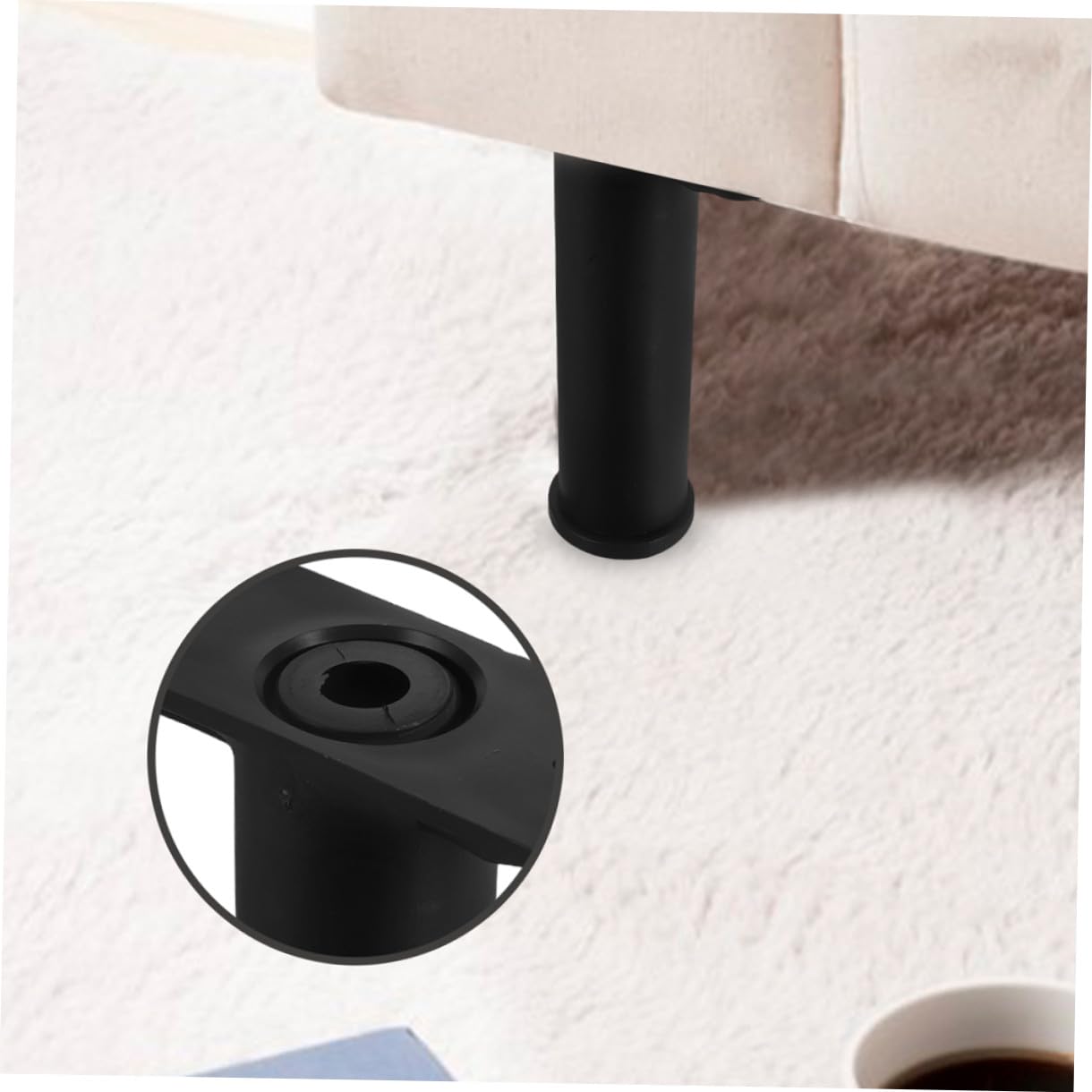 iplusmile 4pezzi Gambe Regolabili Per Telaio Letto Sostituzione Gambe Telaio Letto Supporto Regolabile