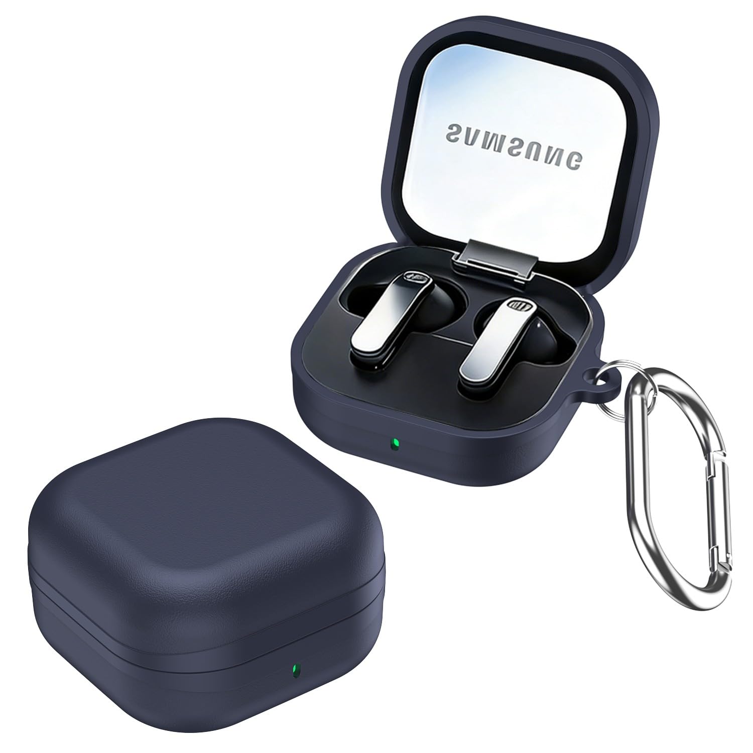 Coque Samsung Galaxy Bud 4 Pro antichoc silicone rigide bleu protection - 5