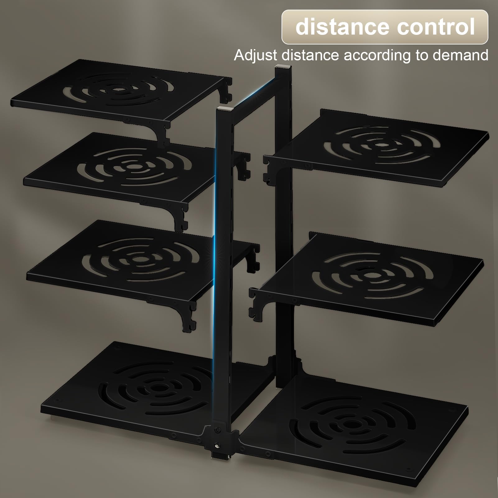 Contenitore casseruola cassetto cucina, gamma casseruola con 7 scomparti regolabili, porta pentola estensibile per utensili da cucina, pentole, coperchi