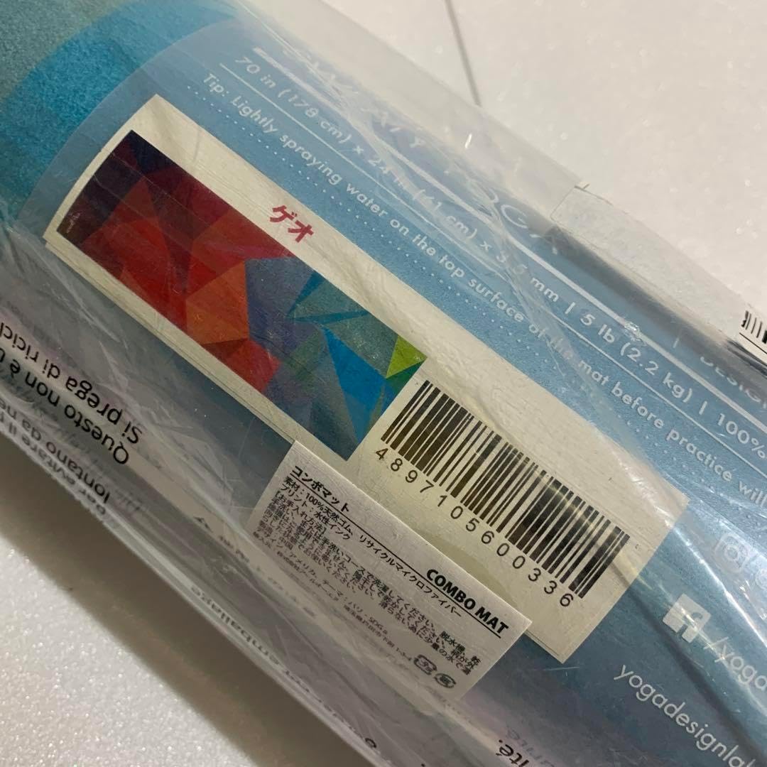 ヨガデザインラボ ヨガマット ゲオ 178×61×3.5cm Combo Yoga Mat - Geo |