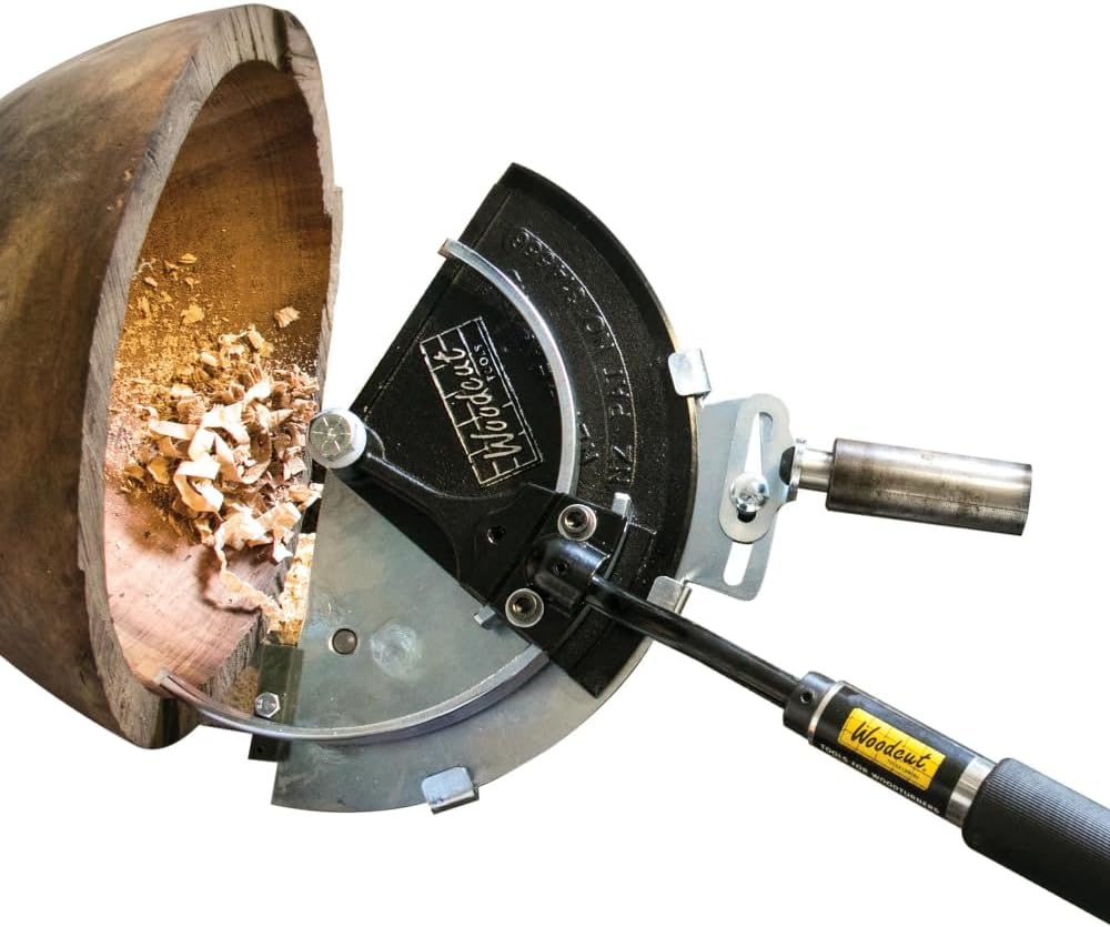 Genuine Woodcut Tools Bowlsaver Original Complete System with Two Knives for Coring Bowl Blanks 3" to 12" on Woodturning Lathe