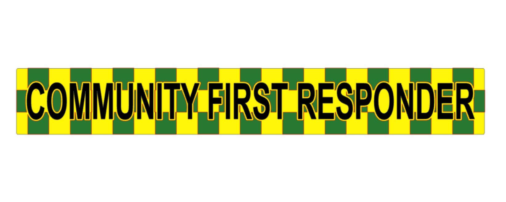 Community First Responder Magnet Magnetic Medic Battenberg Ambulance Paramedic 620mm