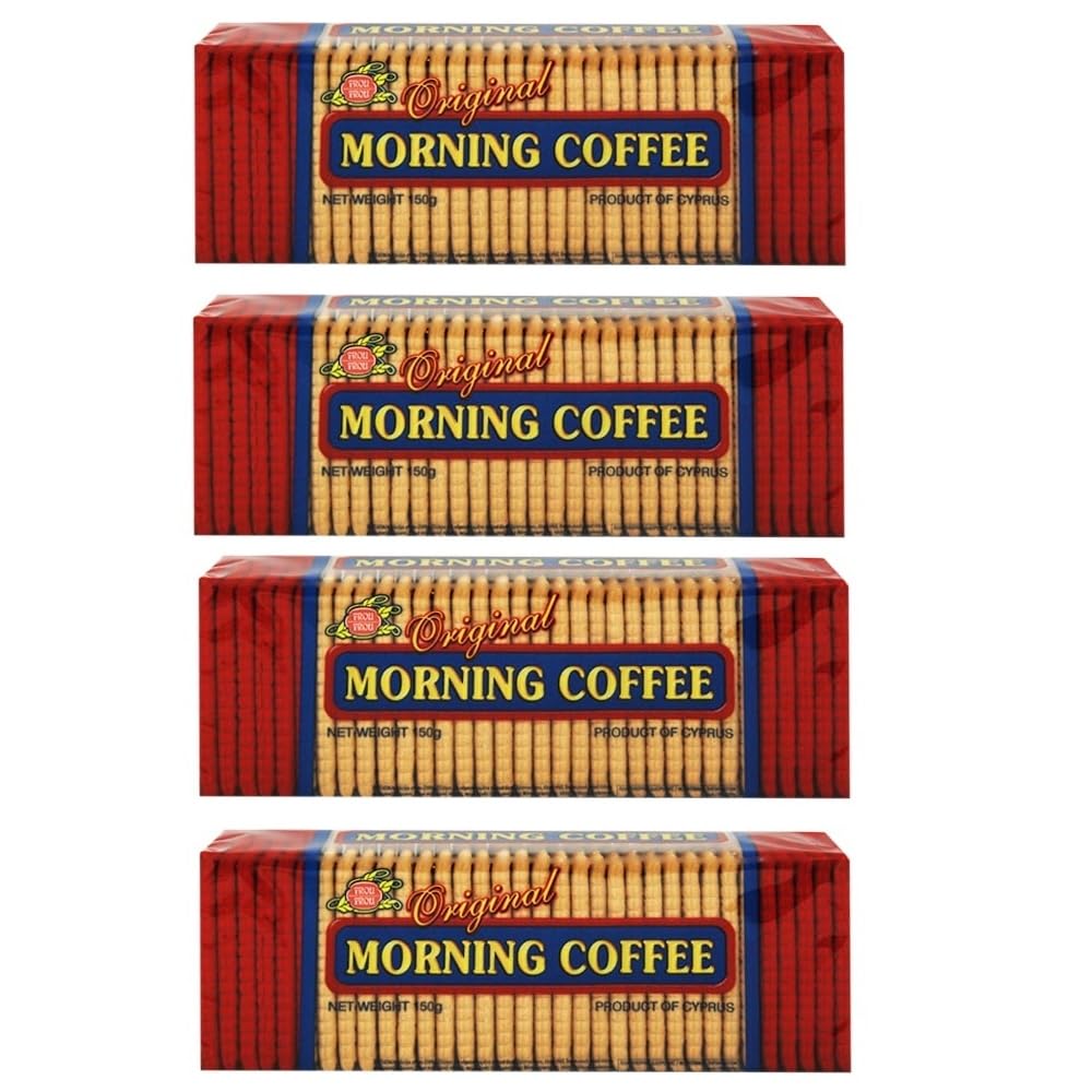 Frou FrouOriginal Morning Coffee Biscuit Crackers suitable also for Baking Cakes Pastry - 4 Packs of 150g