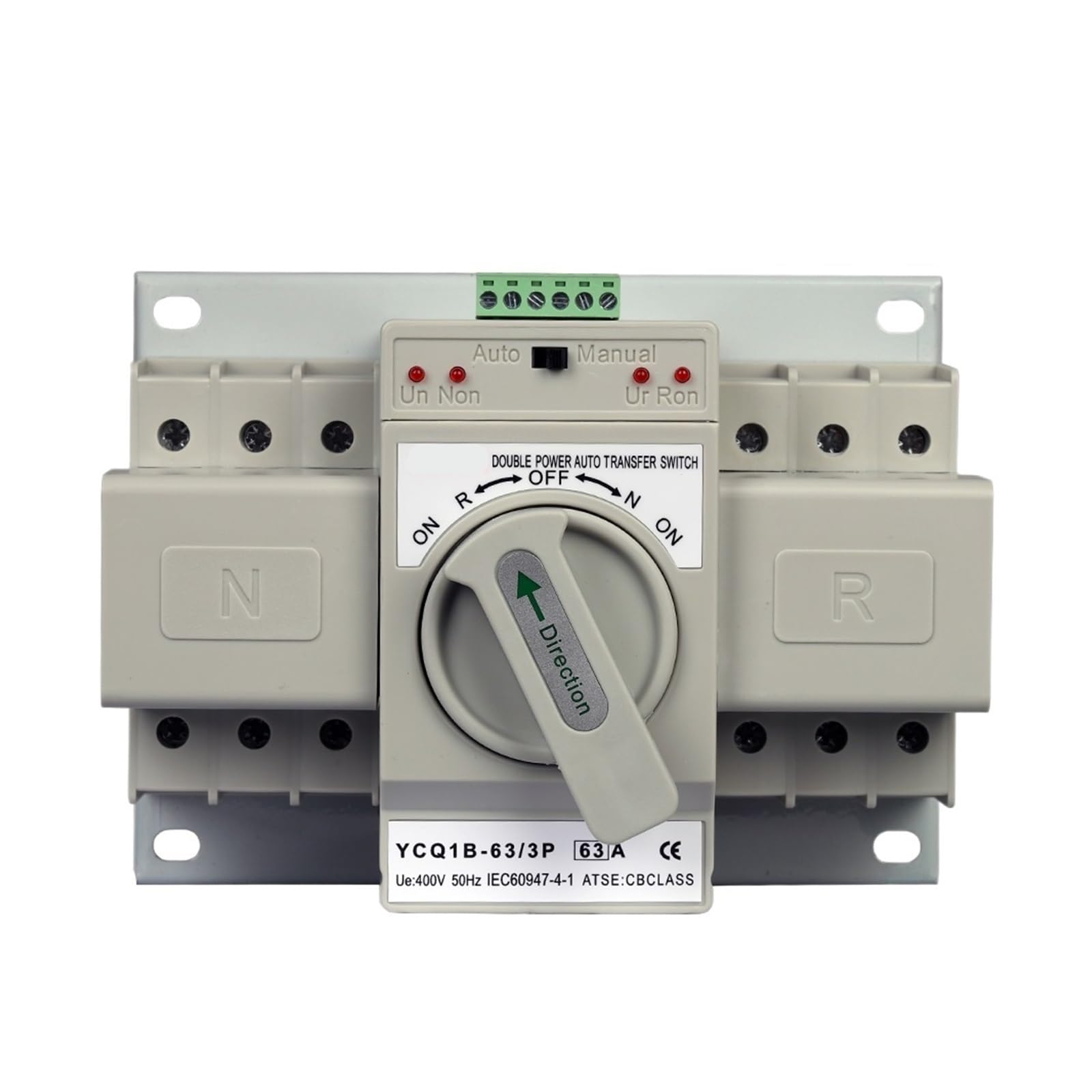 Commutateur de transfert automatique double puissance 3P disjoncteur de commutation 63A - 4