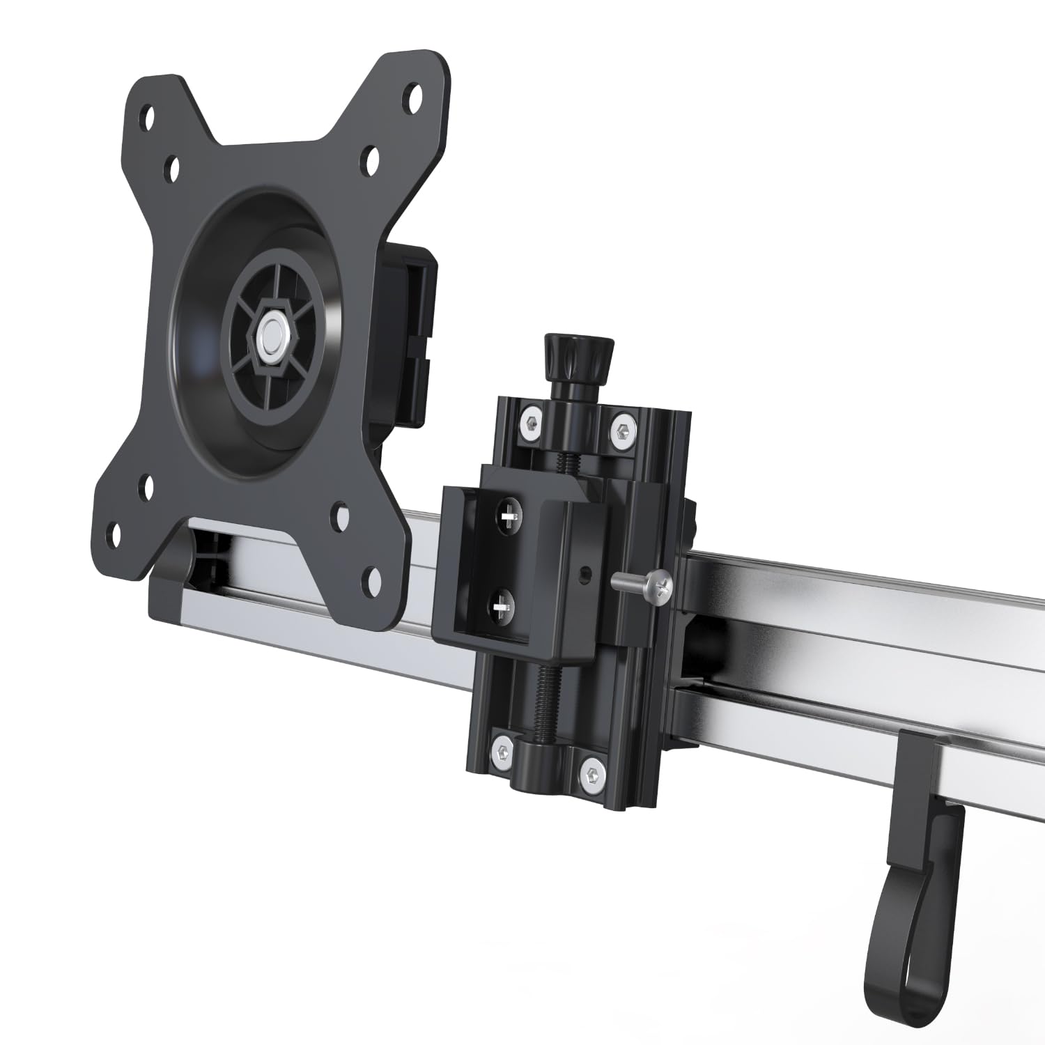 HFTEK Support de Bureau Table pour 3 Trois moniteurs de 15" à 34" avec VESA 75/100 (MP230C-XL)