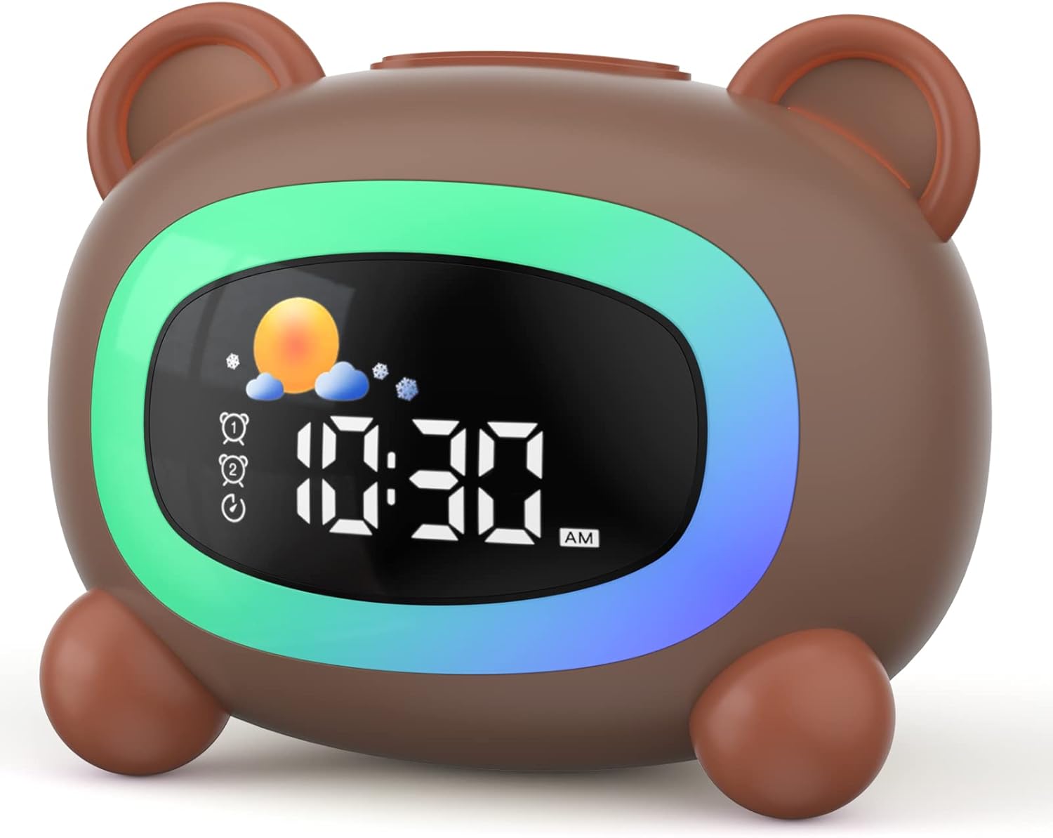 LIORQUE Kids Alarm Clock, OK to Wake Alarm Clock for Kids Rechargeable Grow Clock Sleep Trainer