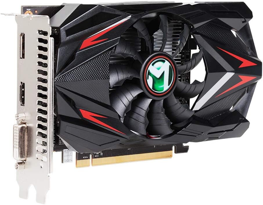 Scheda Video MAXSUN AMD Radeon RX 550 Scheda Grafica 4GB GDDR5 ITX per computer PC, Gaming, Video, GPU 128-bit DirectX 12 PCI Express X16 3.0 DVI-D Dual Link, HDMI, DisplayPort