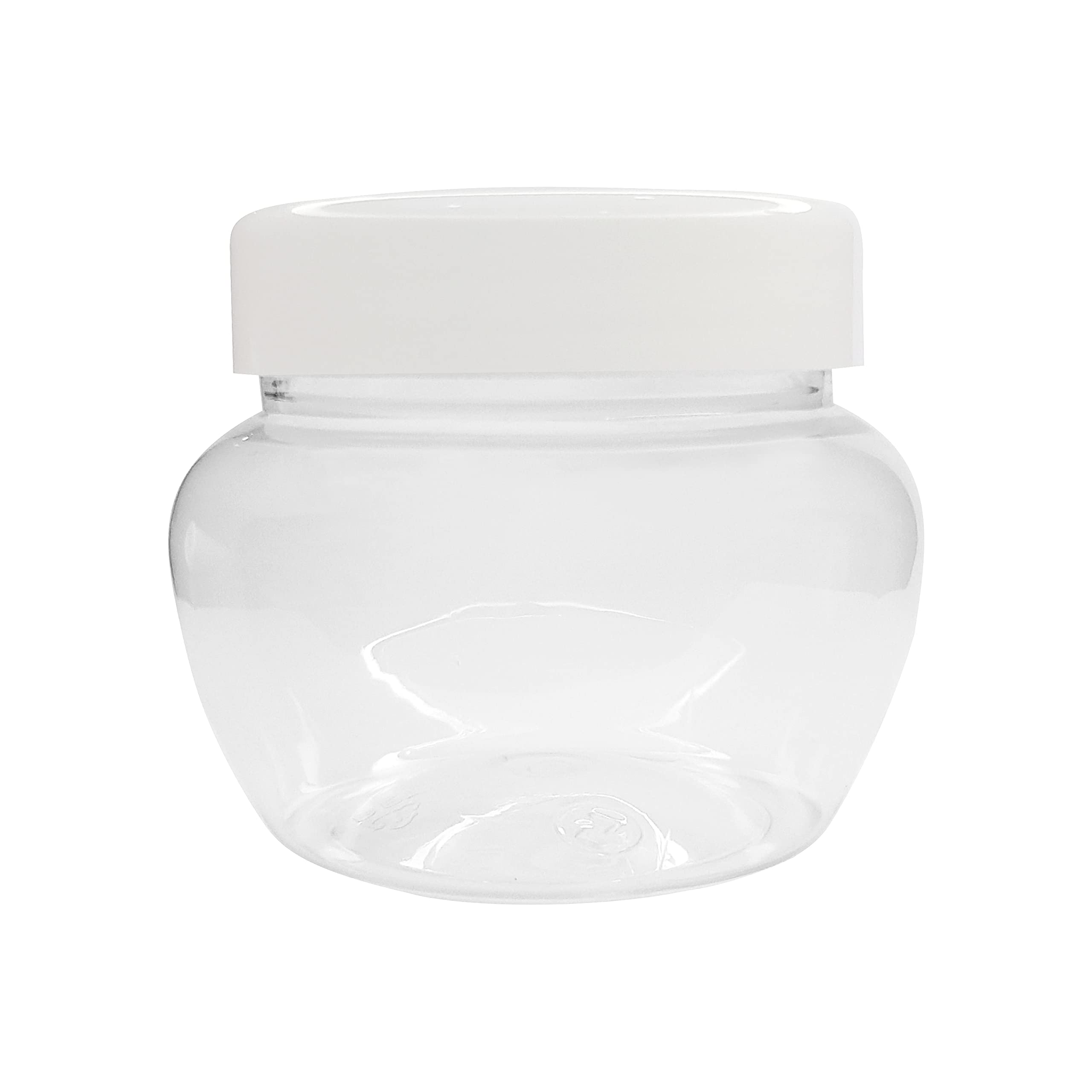 Empty Cosmetic Containers, Acrylic Jars, Small Containers for Cosmetics, Lip Balm Containers, Transparent Jar with White Cap-100gm (Pack of 5)-image-38