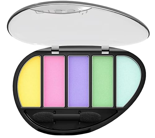 Bissú Palet de sombra de ojos (Quinteto) 5 colores con aplicador de sombra de ojos de doble extremo (27 Buena Suerte)