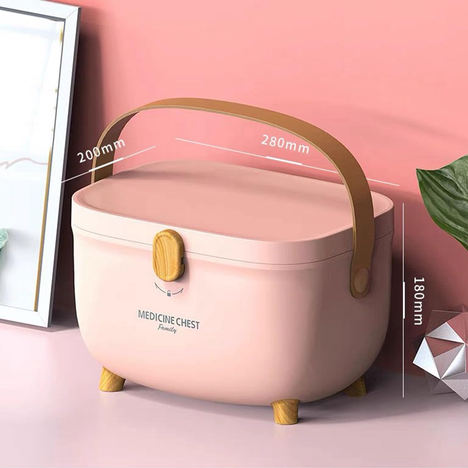 Scatola medicinali, Porta medicine casa scatola, 2 strati Scatola per medicinali, multifunzione Organizer per medicinali, per pronto soccorso,medicinali,per la casa