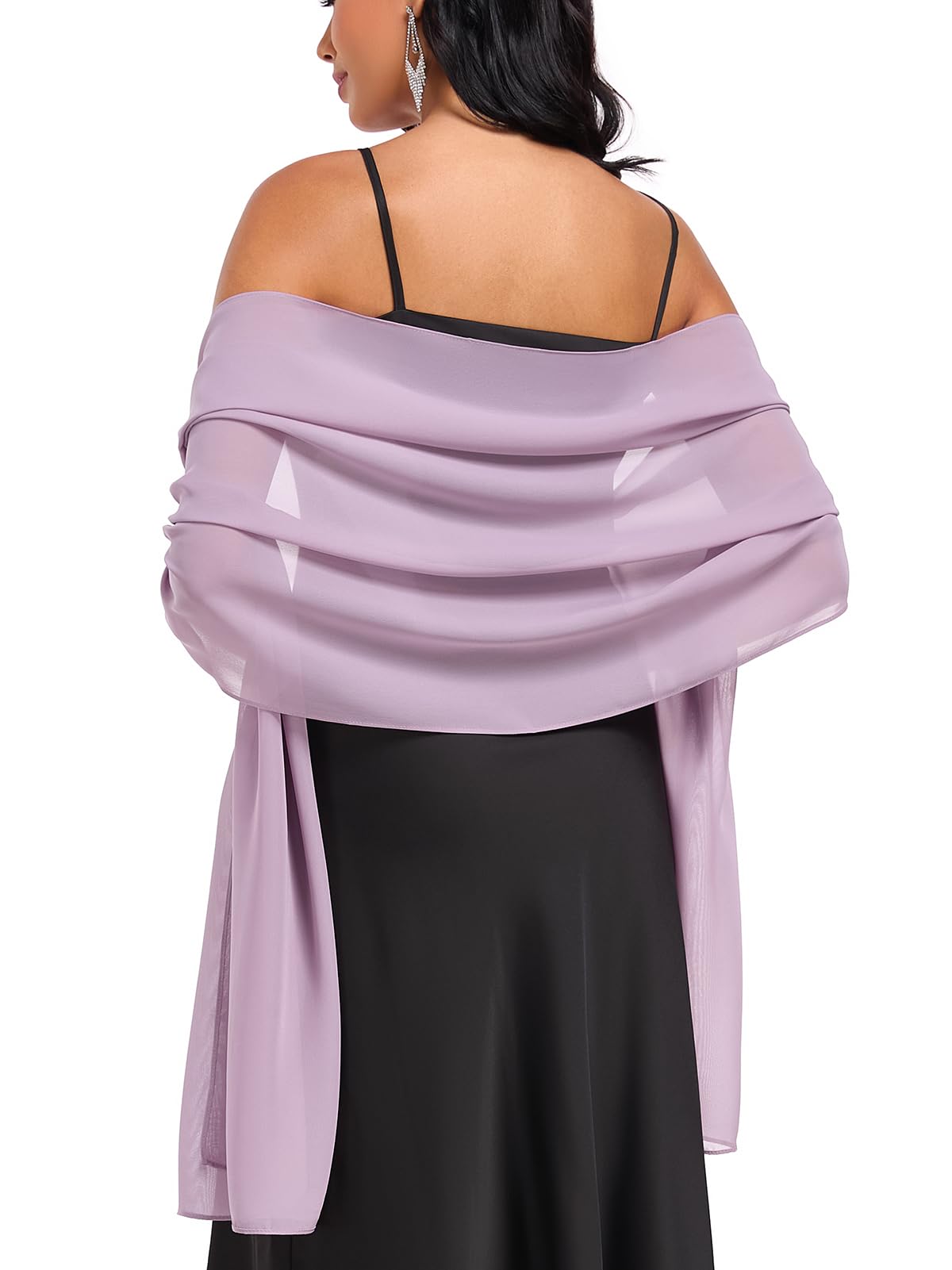 Condition photo showing New/Like New for shawls and wraps soft chiffon scarve scarf for evening party dresses wedding stole