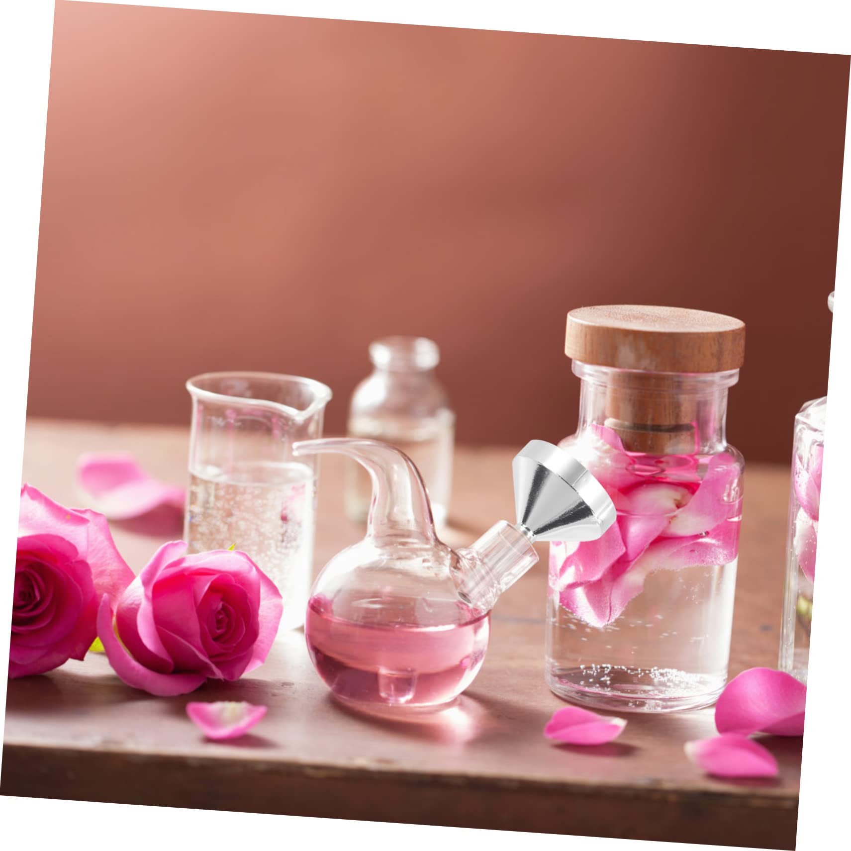 MAGICLULU 5juegos Embudo Para Rellenar Perfumes y Líquidos Goteadores Para Viajes y Almacenamiento De Fragancias