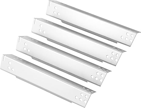 Charbrofire 70-01-791 DGP483SSN-D Heat Tent Grill Replacement Parts for Dyna Glo Grill Heat Shield DGP483SSN DGP483CSP-D DGP483CSP DGP483CRP DGP483SSP-D DGP483SSP DGP482CRP 4 Burner Grill Parts 4Pcs