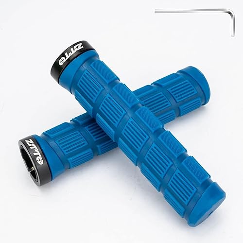 Miniatura 1 de ZTTO Agarres de manillar de bicicleta, agarre de mano de goma antideslizante para BMX, montaña, MTB, E-Bike, bicicleta plegable