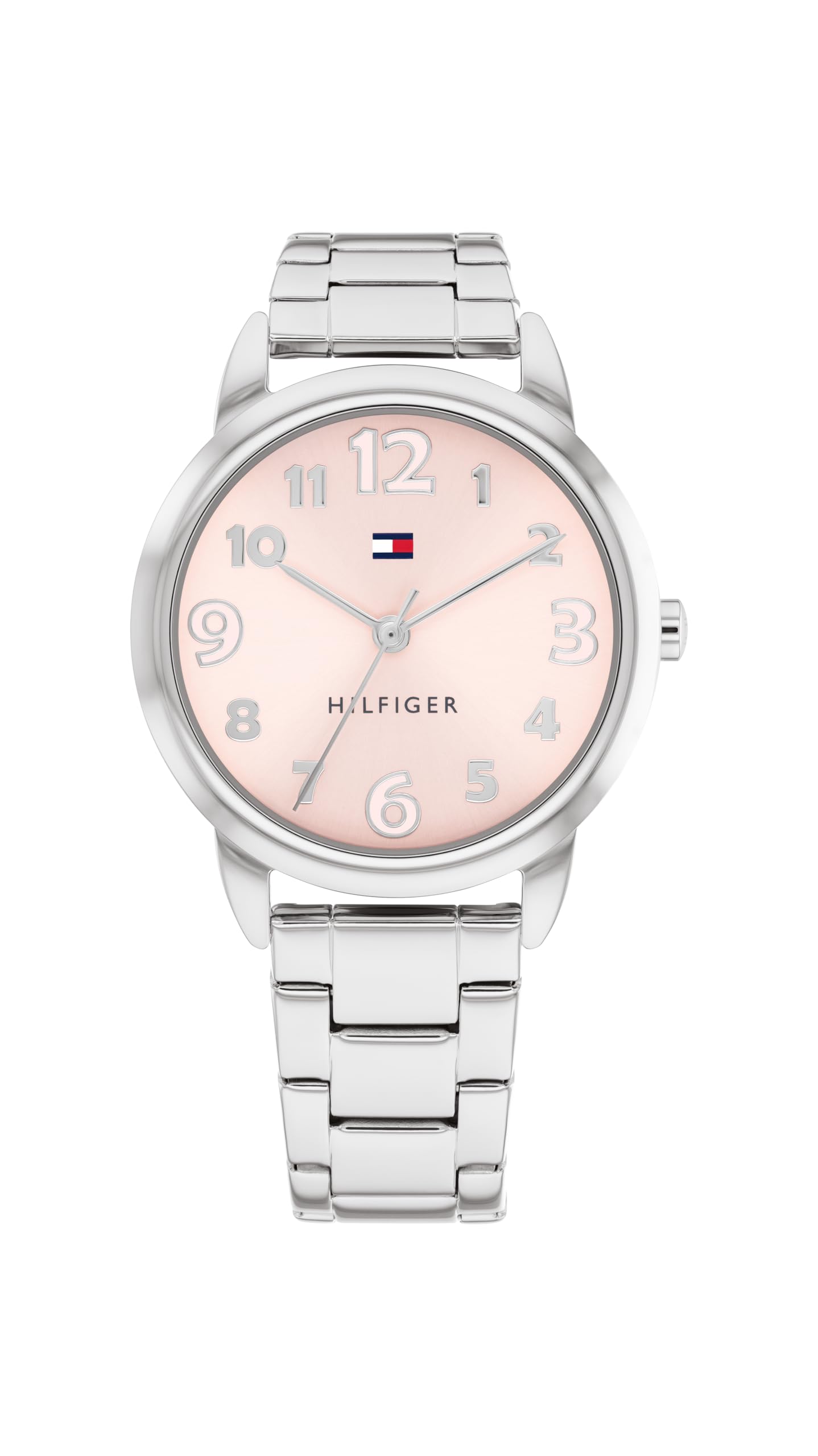 Tommy Hilfiger Girls Silver 'S Metal Strap Watch In 34Mm (One Size) - Size: One Size, Kids