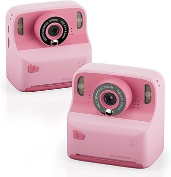 Instant Prints, Lasting Memories: No more waiting! The instant print feature empowers kids to print out their photos right away and share their masterpieces with friends and family.
