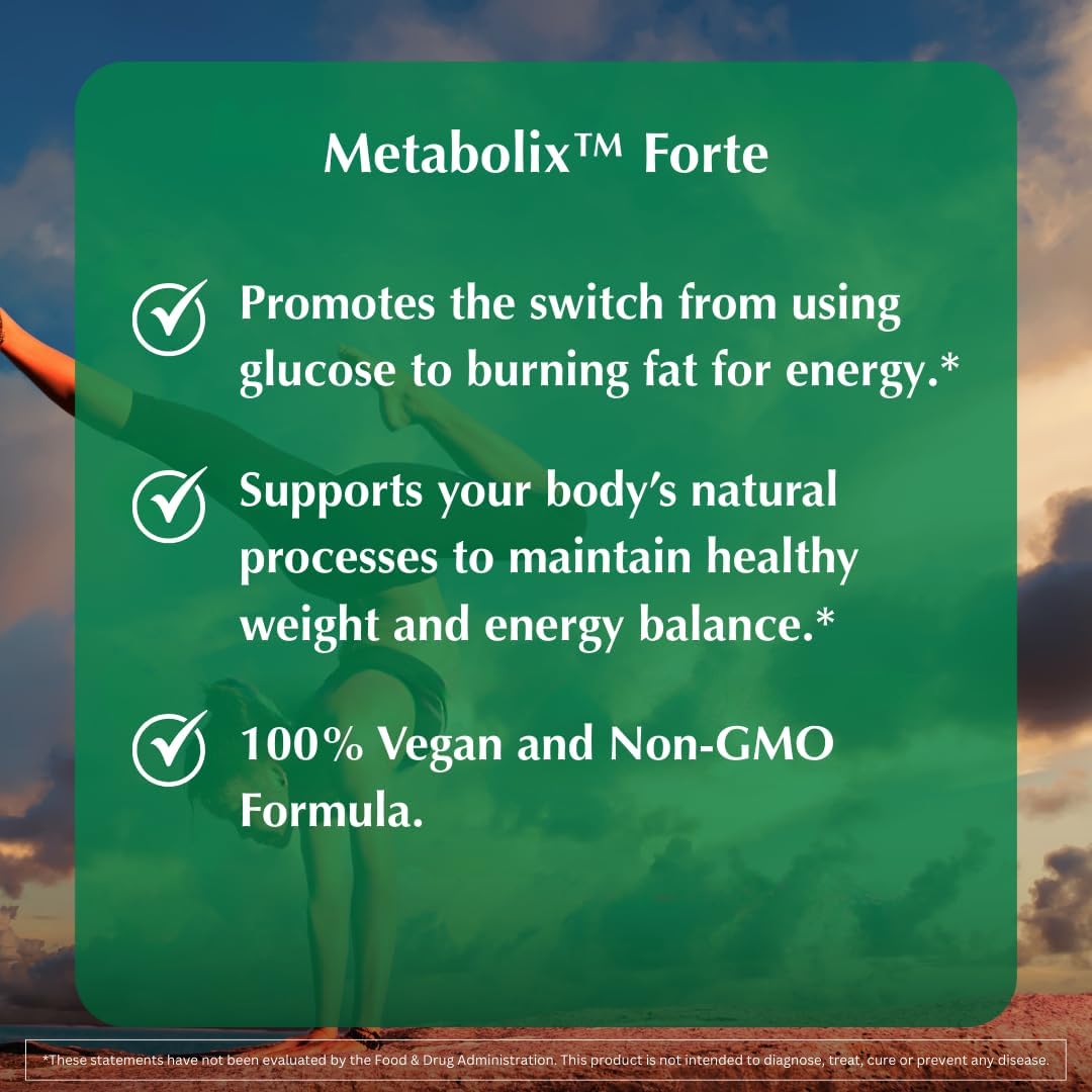 PROVITA Metabolix Forte | AMPK Metabolic Activator for Weight Management | Metabolism Booster for Women & Men | Natural Supplement for Cellular Energy, Glucose Balance, and Fat Utilization