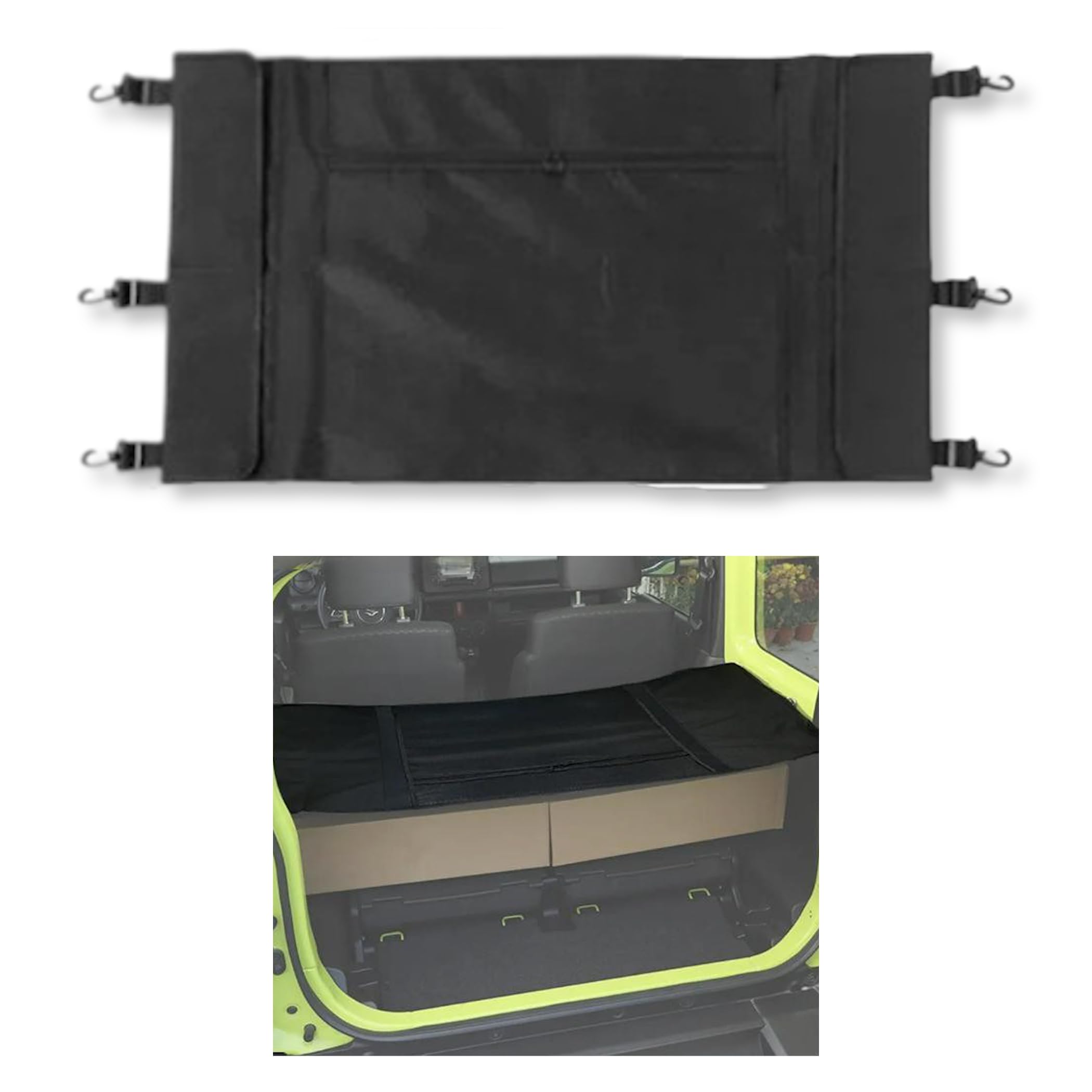 Amazon | Lezalic ジムニー トランク アクセサリー 荷物 落下防止 分離 