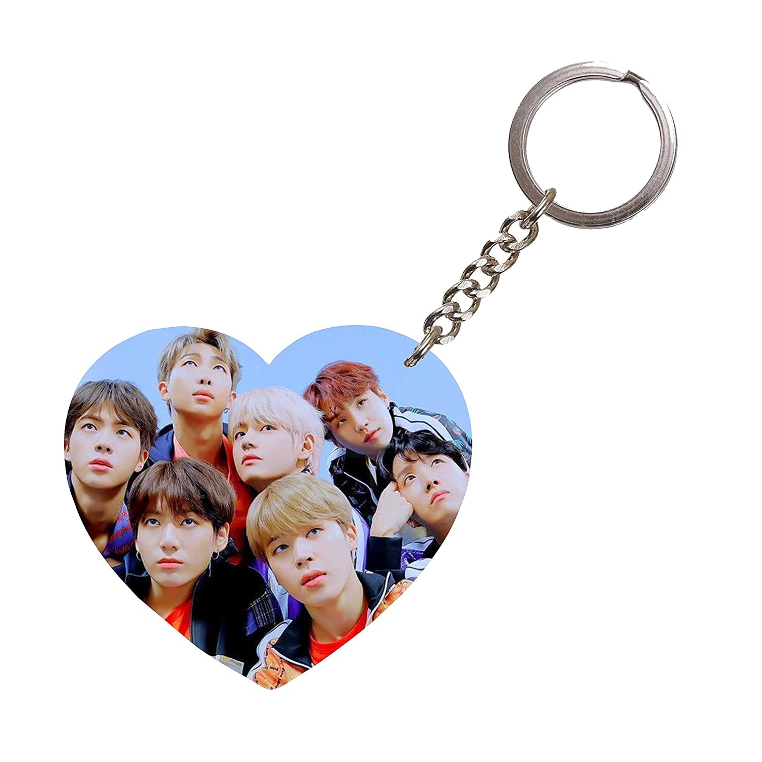 Photolab BTS Army Photo Heart Shape Key-Chain 2-picture-40