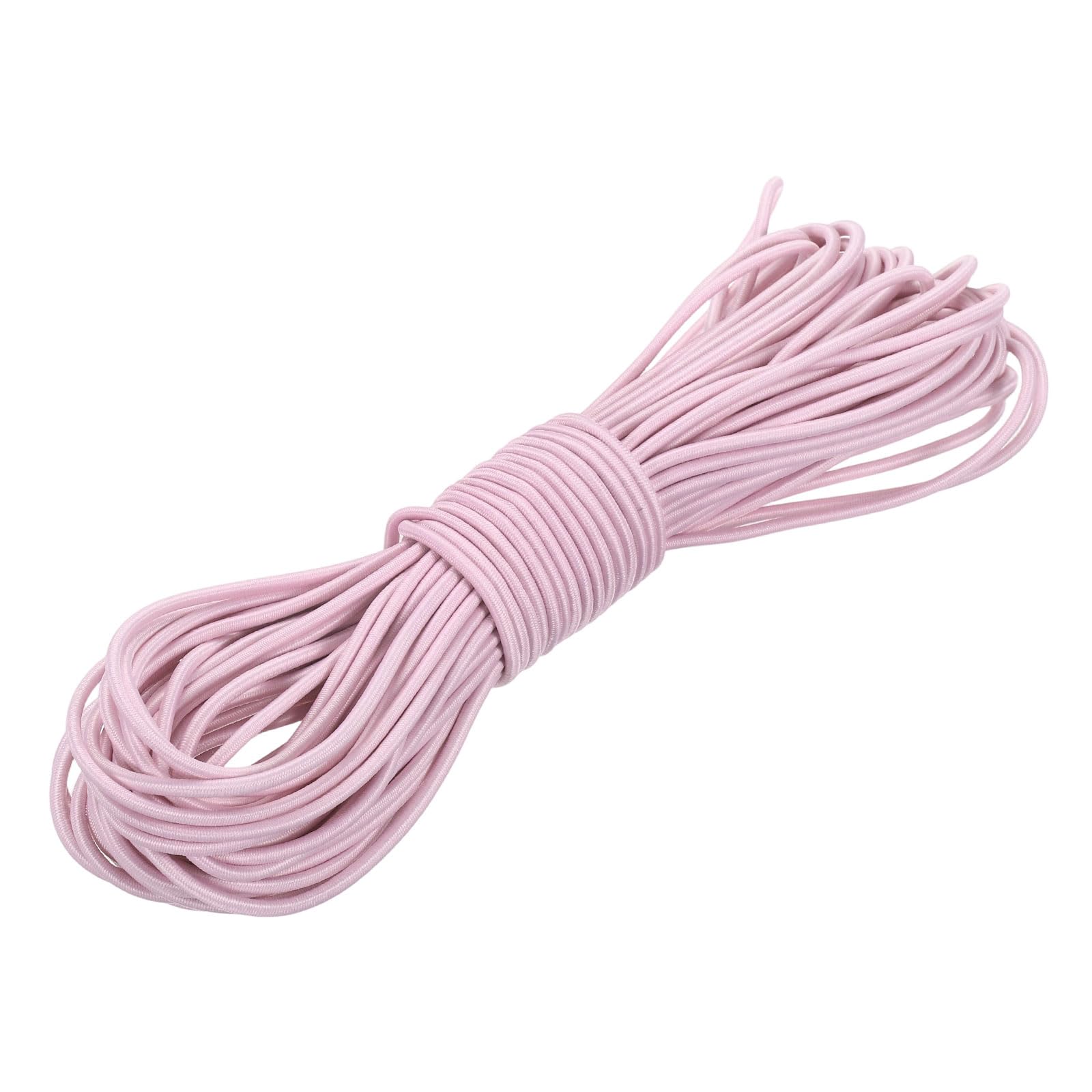 PATIKIL Elastic Bungee Cord, (3/32" x 67 Ft, Light Pink) Heavy Duty Polyester Bungee Cord Suit for - DIY Projects Kayak Strap Tarp Tie Down Canopy Boating Camping Tent