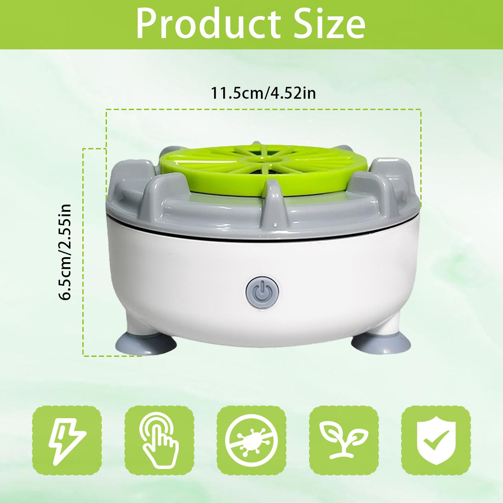 Tragbare Gemüse Obst Waschanlage, Effiziente Automatische Obstwaschanlage Ultrasonic Cleaner Elektrische Gemüse Waschmaschine, Wiederaufladbare Obstreiniger zum Reinigen von Obst Gemüse Fleisch