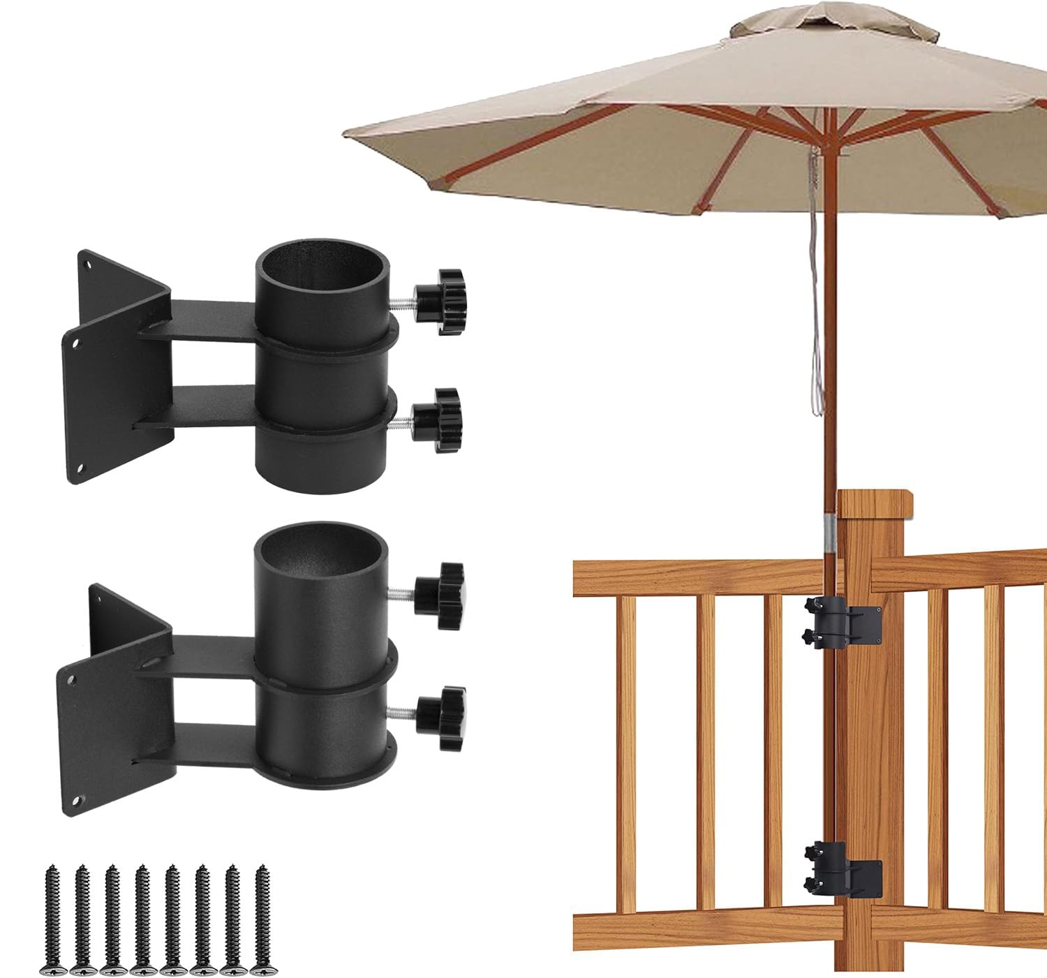 corner umbrella stand patio Amazon.com: Meruzy Patio Umbrella Holder Corner Mount, Stainless Steel Outdoor  Umbrella Base Umbrella Clamp Bracket for Deck Railing, Mount to Deck,  Balcony or Courtyard (Fit Max OD 2 inch) : Patio, Lawn