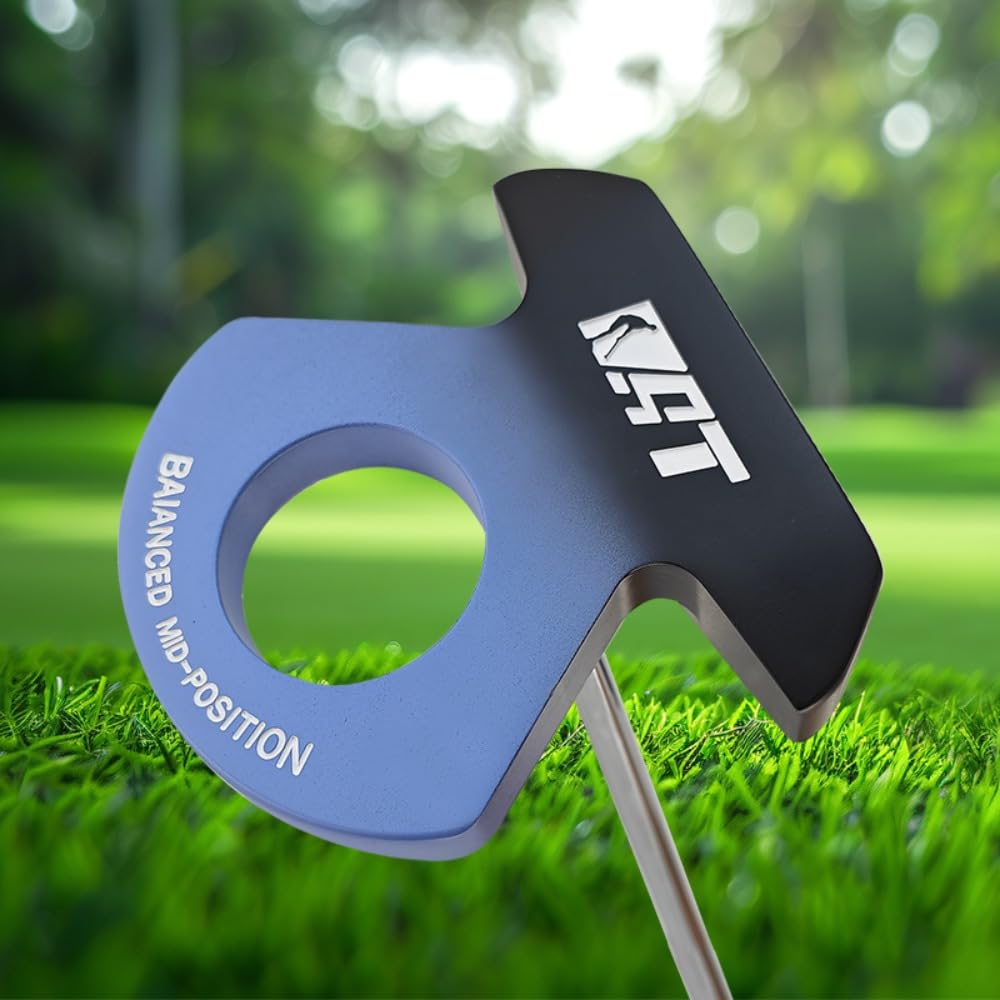 Mallet Putter per destrorsi uomini e donne principianti golfisti con funzione di raccolta della palla e copertura per mazze da golf putter