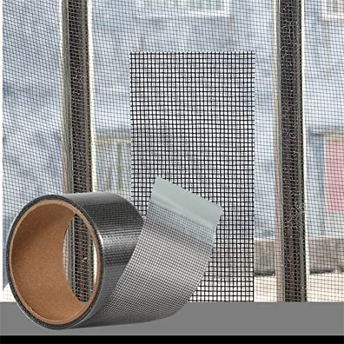 Laoju Window Screen Repair Tape Screen Door Repair Kit Tape Strong Adhesive Waterproof Fiberglass Covering Mesh Tape Patches For Repairing Window Door Screening Tear Holes, 5Cm X 5M #TOP1