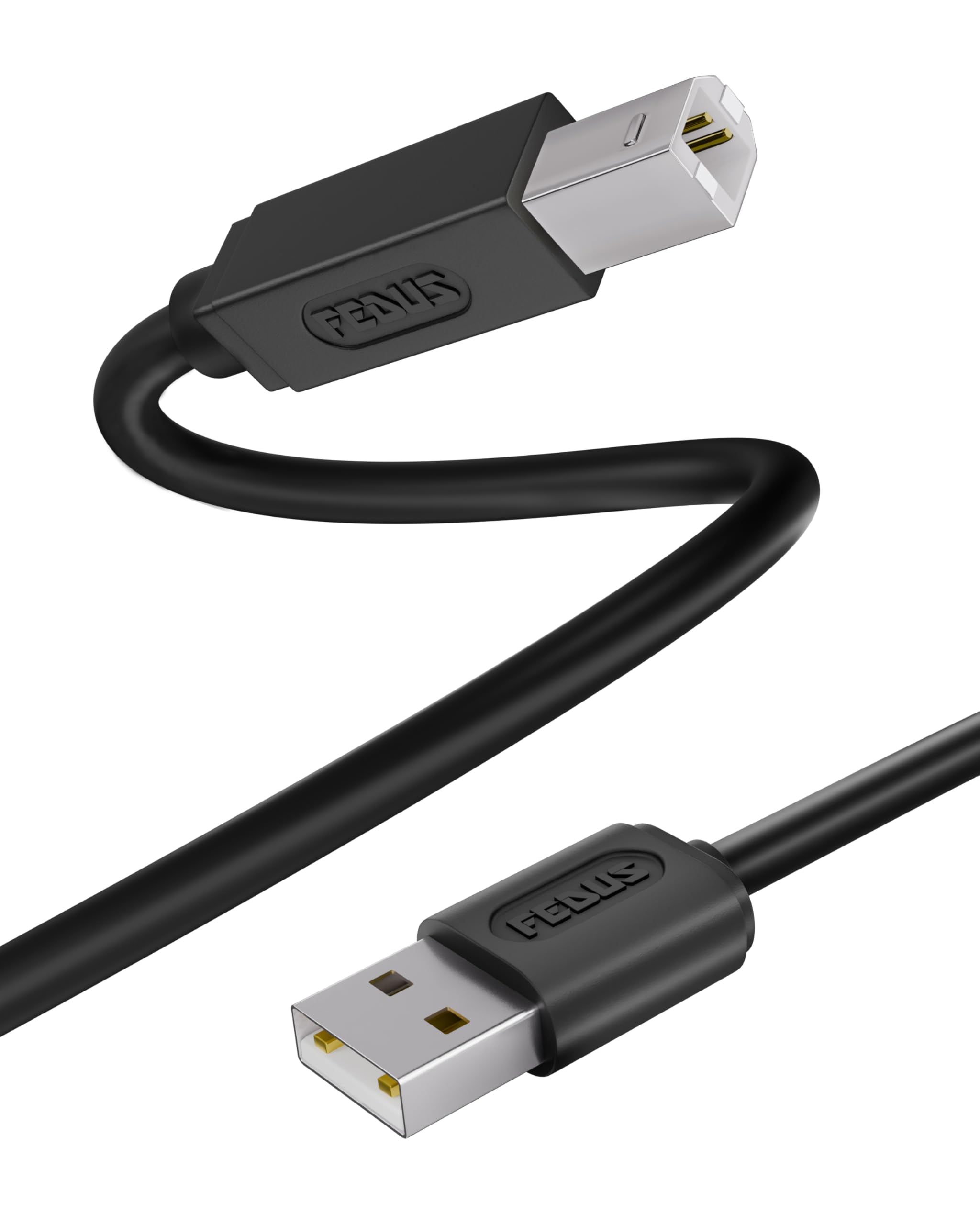 See full amazon price history chart for FEDUS 5M/16.4 Ft USB Printer Cable, Printer USB Cable Wire, USB A Male To USB B 2.0 Male Cord, Scanner Cable Compatible with Printers of Brother Dell, HP Printer, Epson, Canon, Xerox Samsung Black FEDUS 5M/16.4 Ft USB Printer Cable, Printer USB Cable Wire, USB A Male To USB B 2.0 Male Cord, Scanner Cable Compatible with Printers of Brother Dell, HP Printer, Epson, Canon, Xerox Samsung Black (B0D923W69C) Amazon Price History, Amazon Price Tracker